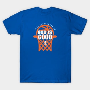 GOD IS GOOD (ROYAL & ORANGE) T-Shirt